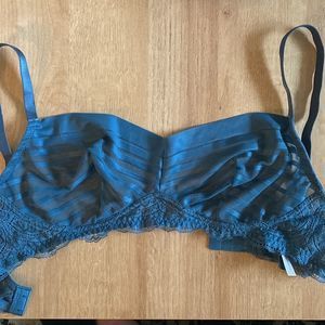 Adore Me unlined bralette BLUE, size 36DDD